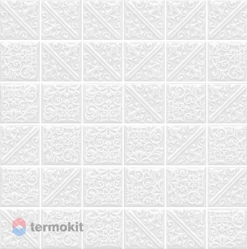 Керамическая плитка Kerama Marazzi Ла-Виллет 21023 Белый настенная 30,1х30,1