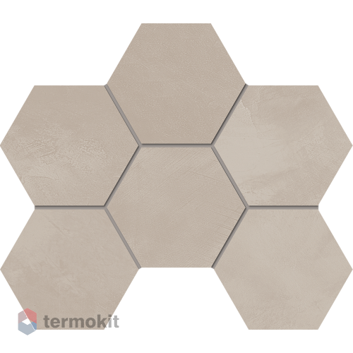 Керамогранит Эстима Graffito GF02 Hexagon мозаика 25x28,5 непол.