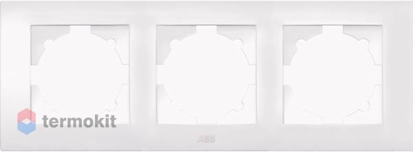 Рамка 3 поста ABB Cosmo белая 612-010200-227