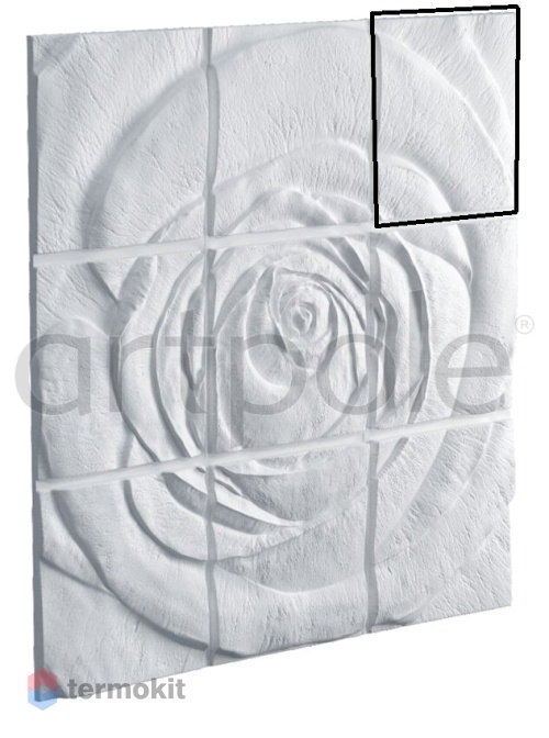 Гипсовая Панель Artpole Rose-3 М-0044-3 60x60