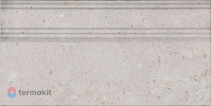 Керамическая плитка Kerama Marazzi Риккарди FME015R плинтус серый светлый матовый обрезной 20x40