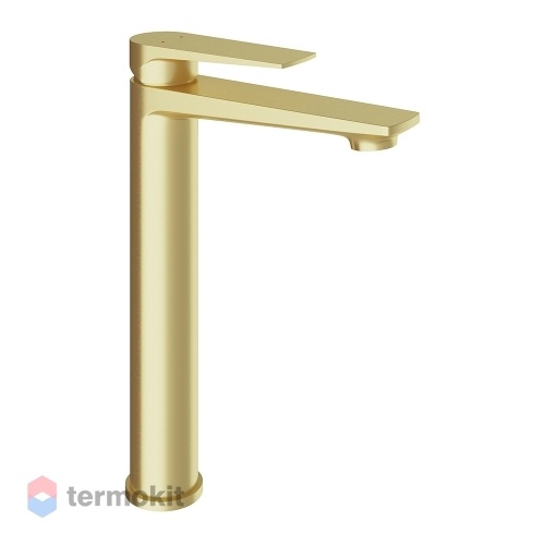 Смеситель для раковины Aqueduto LINHA золото шлифованное LIN0350