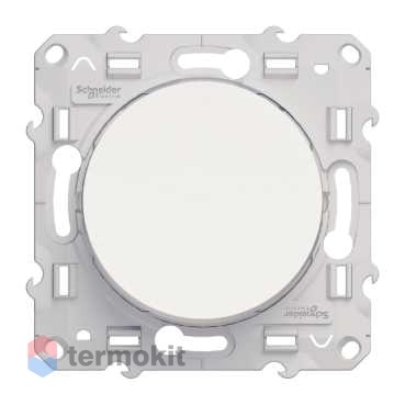 Переключатель одноклавишный Schneider Electric Odace Шнайдер Электрик Одас Белый S52R203