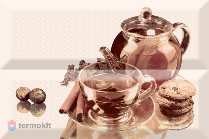 Керамическая плитка Absolut Keramika Composicion Tea 01 панно (из 2-х пл.) 20x30