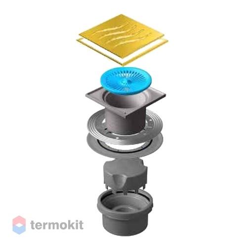 Сливной трап Pestan Confluo Standard Vertical Tide Gold 13000160