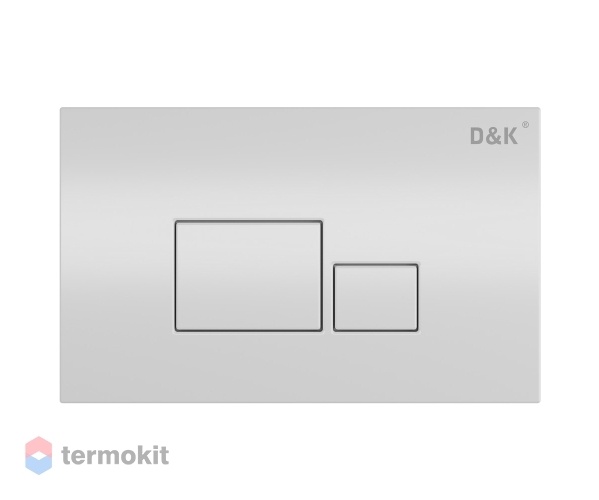 Клавиша смыва D&K Quadro белый DB1519016