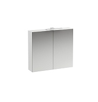 Зеркальный шкаф Laufen Base 800 с подсветкой белый глянец 4.0280.2.110.261.1