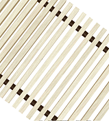 Декоративные решетки Techno ширина 380 мм Алюминиевые Светлое дерево ясень