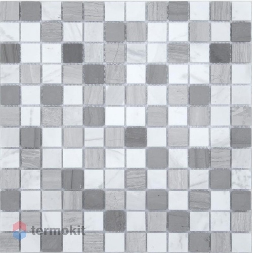 Мозаика Caramelle Mosaic Pietrine 4mm Pietra Mix 3 Mat (2,3x2,3) 29,8x29,8
