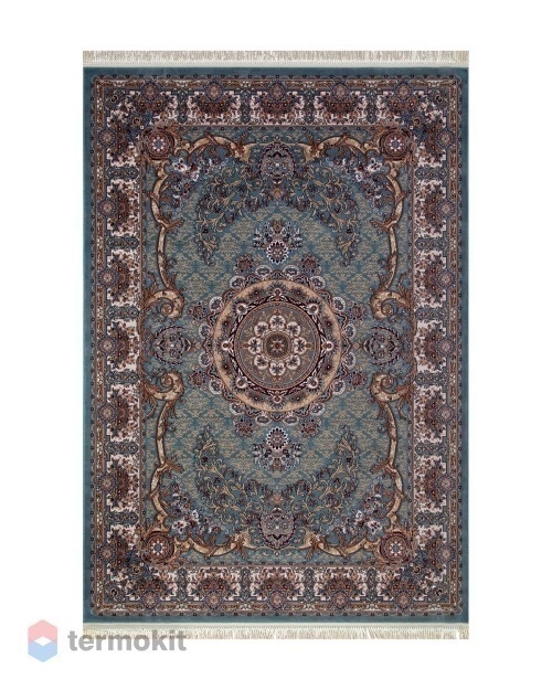 Ковёр Merinos Shahreza 160x300 прямоугольный синий/бежевый D728