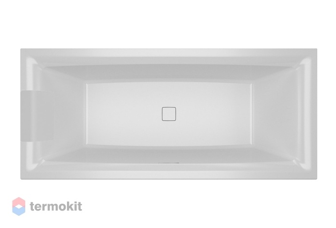 Акриловая ванна Riho Still Square LED 1800x800 + светодиоды и подголовник с размещением слева B099004005