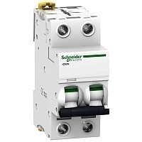 Автоматический выключатель Schneider Electric Acti 9 iC60N 2П 10A 6кА C A9F79210