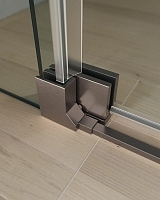 Душевой уголок Cezares Slider 1950x900x800 оружейная сталь SLIDER-AH-1-80-90/100-C-GM