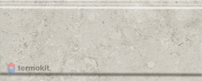 Керамическая плитка Kerama Marazzi Карму BDA020R Бордюр серый светлый матовый обрезной 12х30