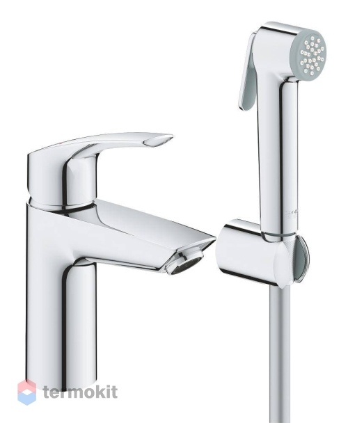 Смеситель для раковины GROHE Eurosmart с гигиеническим душем хром 23124003