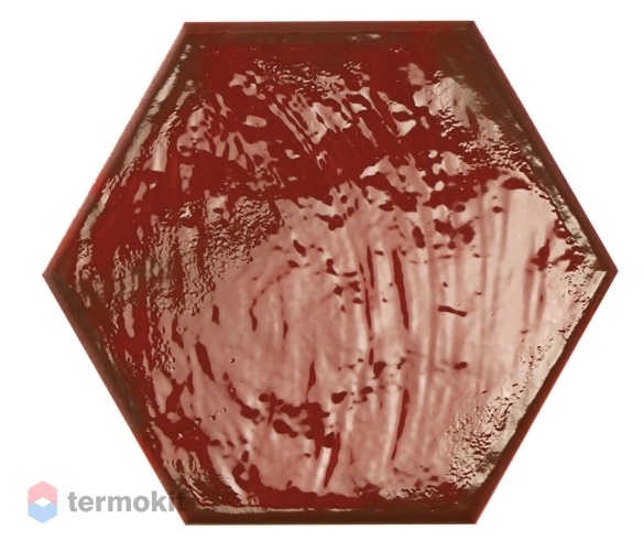 Керамогранит Prissmacer Rain Bordeaux Hex 19,8x22,8