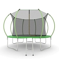 Батут с внутренней сеткой и лестницей Evo Jump Internal 12ft (Green)