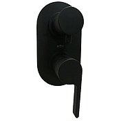 Встраиваемый смеситель для ванны и душа Webert DoReMi черный DR860101560
