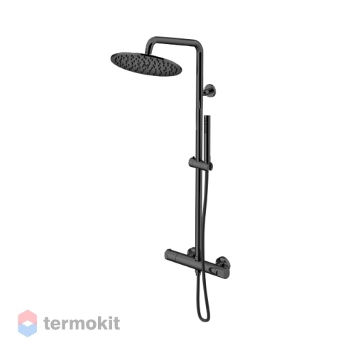 Душевая система GATTONI CIRCLE TWO черный матовый KIT/TS60NO