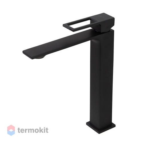 Смеситель для раковины высокий BelBagno LUCE черный матовый LUC-LMC-NERO-W0