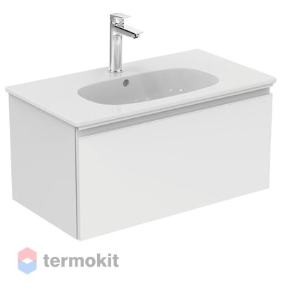 Тумба под раковину Ideal Standard TESI 80 подвесная белый глянец T0047OV