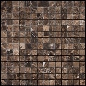 Мраморная мозаика Natural Adriatica 7M022-20P (Emperador Dark) (2х2) 30,5х30,5
