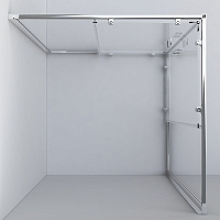 Душевой уголок Vincea Garda 1900x1200x800 вороненая сталь VSS-1G8012CLGM