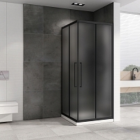 Душевой уголок ABBER Schwarzer Diamant 1950x800x800 черный AG02080BMH