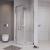 Душевой уголок Niagara Nova 1950x900x900 (шиншилла) хром NG-3626-34