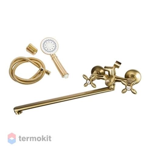 Смеситель для ванны и душа Agger Retro Bronze бронза A1921188
