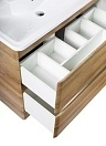Тумба под раковину 100 напольная BELBAGNO Albano Rovere Rustico ALBANO-1000-2C-PIA-RR