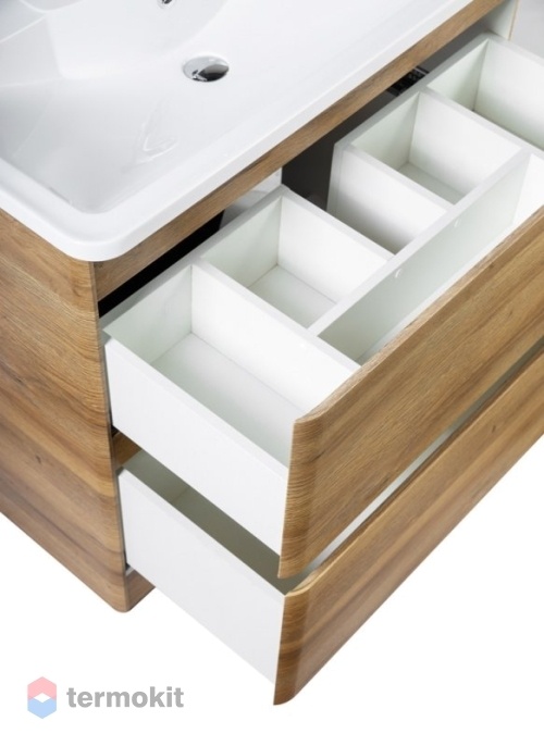 Тумба под раковину 100 напольная BELBAGNO Albano Rovere Rustico ALBANO-1000-2C-PIA-RR