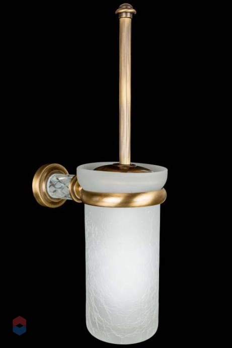 Щетка для унитаза Boheme Murano Cristal бронза 10913-CRST-BR