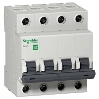 Автоматический выключатель Schneider Electric EASY 9 4П 10А С 4,5кА 400В EZ9F34410
