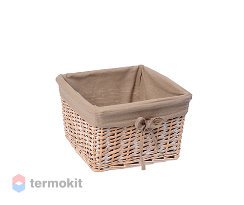 Плетеная корзина WasserKRAFT Kammel темно-кремовый WB-180-S