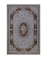 Ковёр Merinos Sierra 200x400 прямоугольный синий/коричневый 5444
