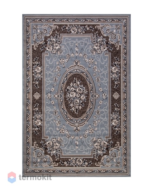 Ковёр Merinos Sierra 200x400 прямоугольный синий/коричневый 5444
