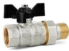 Кран шаровой LD 1/2&quot; накидная гайка (бабочка) серия Pride 47.15.В-ГШ.Б