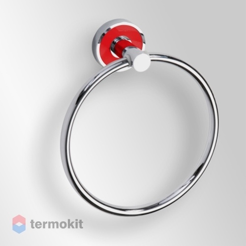 Кольцо для полотенец Bemeta TREND-I красный 104104068c