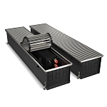 Внутрипольные конвекторы Royal Thermo ширина 250 мм, глубина 190 мм с естественной конвекцией