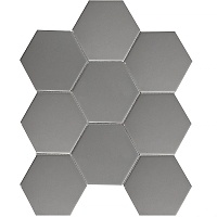 Керамическая Мозаика Starmosaic Hexagon big Grey Matt (FQ21016) 25,6х29,5х6