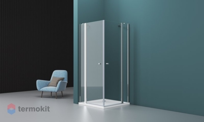 Душевой уголок BelBagno ETNA 1950х800х800 хром ETNA-A-22-80-C-Cr