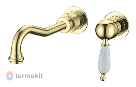 Встраиваемый смеситель для раковины Boheme Tradizionale Oro золото 287