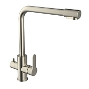 Смеситель для кухни Orange Steel сталь M99-008ni