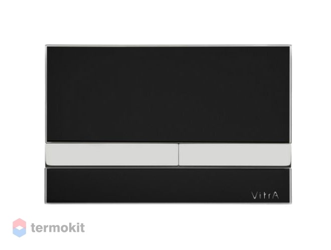 Клавиша смыва Vitra Select 740-1101 черное стекло