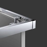 Душевой уголок Vincea Alpha 1900x800x800 хром (рифленое стекло) VSS-3AL800MT