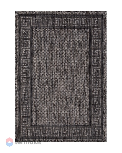 Ковёр Merinos Vegas 120x170 прямоугольный тёмно-серый/чёрный S002