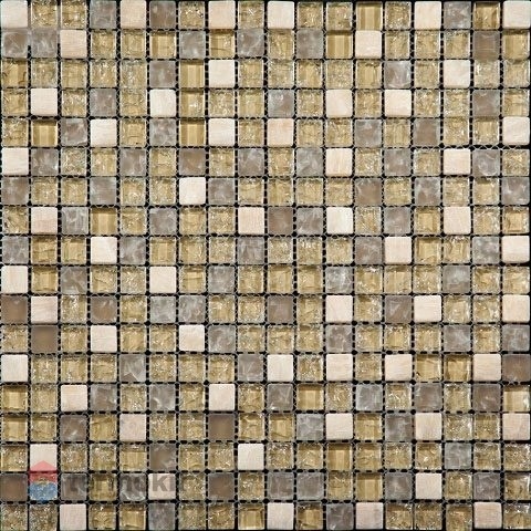 Стеклянная мозаика Natural ICE-07 (1,5х1,5) 29,8х29,8
