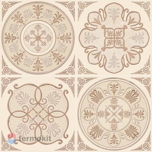 Керамическая плитка Absolut Keramika Monocolor Set Chalet (4pzs) Панно 20x20