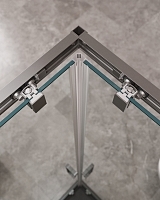 Душевой уголок Cezares Molveno 1950x1200x900 оружейная сталь MOLVENO-AH-21-90+30-C-GM-IV